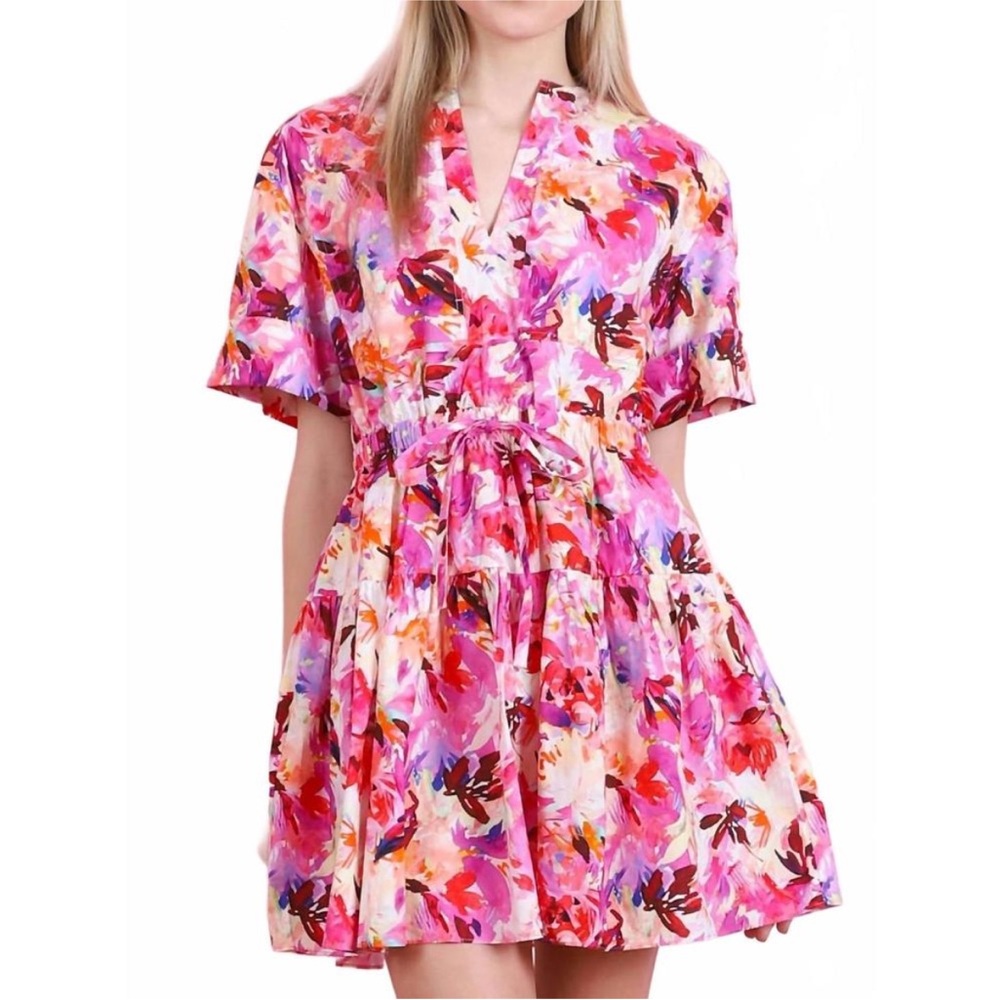 NEW ULLA JOHNSON Nadira Dress in Azalea, Size 0